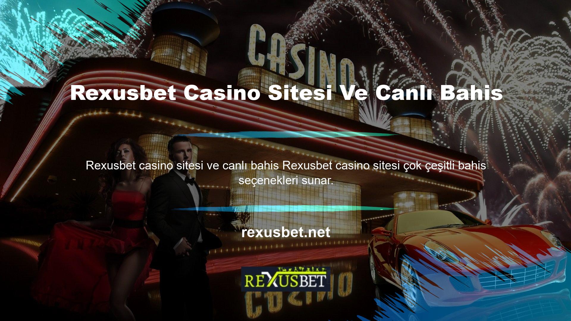 Bu detay, Rexusbet casino sitesinin karşılaştırılmasını sağlar
